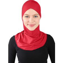 Ecardin Çapraz Hijab - St 232 Kırmızı