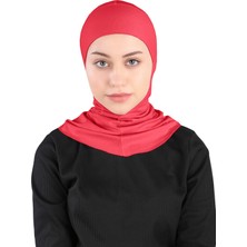 Ecardin Büyük Hijab Bone - St 224 Kırmızı
