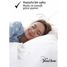 Vionel Home Pamuk Kapitone Yastık Koruyucu Kılıf Alez (50X70 Cm) 4 Adet