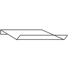 Trend Pleksi Klima Rüzgar Kesici Seperatör (120cm)