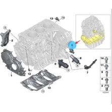 Yag Müsürü Bmw F20 LCI-F21 LCI-2F45-F46-X1 E84 114D-116D-116 Ed - B37 14-17 (Oem No: Bmw 12618576615)