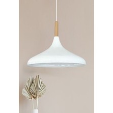 Bamyum Champion Ahşap Tekli Avize Sarkıt Salon Mutfak  Cafe Butik Lamba Aydınlatma Avizeler