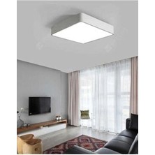 Kare Tavana Sıfır LED Plofenyer Avize Armatür Banyo Tuvalet Balkon LED Glop Armatürü Beyaz Işık