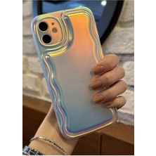 Paladyum Case Apple iPhone 11 Uyumlu Puf Case Hologram