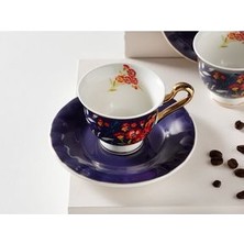 English Home Miranda New Bone China 4 Parça 2 Kişilik Kahve Fincan Takımı 90 ml Açık Sarı