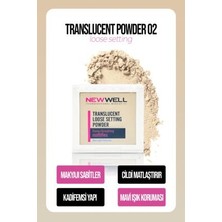 New Well 02 Translucent Loose Setting Powder Matlaştırıcı ve Sabitleyici Özellikte