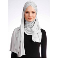 Ecardin 3 x Çapraz Şal - St 059 Açık Gri