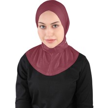 Ecardin Viskon Fular Çapraz Şal - St 329 Bordo