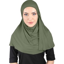 Ecardin Viskon Türban Şal -St 200 Haki