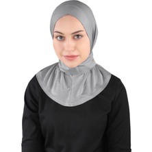 Ecardin Viskon Fular Çapraz Şal - St 329 Koyu Gri