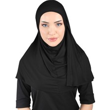 Ecardin Viskon Türban Şal -St 200 Siyah