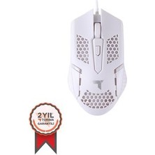 Torima Tm-15 USB Rgb Aydınlatmalı Gaming Oyuncu Mouse Beyaz