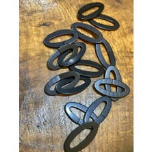 Gönülden Tasarım 15 Adet Geçmeli Çanta Giyim Aksesuarı  5x2 cm