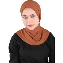 Ecardin Krep Fular Şal - St 235 Kiremit