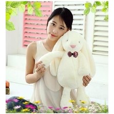 Sole Uyku Arkadaşım Papyonlu Uzun Kulak Bunny Peluş Tavşan 65 cm