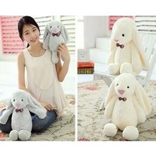 Sole Uyku Arkadaşım Papyonlu Uzun Kulak Bunny Peluş Tavşan 65 cm