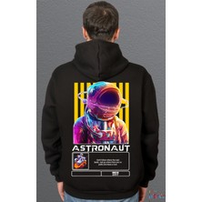 Bumeta Astronot Astronaut Sweatshirt Unisex Kapüşonlu Hoodie