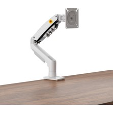 Nb North Bayou F80 17"-30" Amortisörlü 2-9 kg Monitör Standı 2023 White Edition