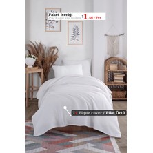 Eponj Home Ecocel Pike Örtü Junior 140X230CM Karde Beyaz