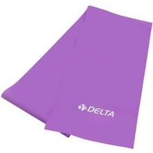 Delta Pilates Bandı Orta Sert 120 x 15 Cm Egzersiz Direnç Lastiği (Uç Kısmı Açık)
