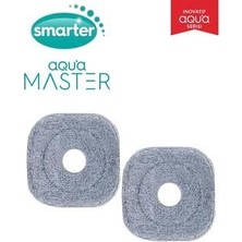 Smarter Aqua Master 2 Yedek Mop Temiz & Kirli Suyu Ayırma Özelliği Otomatik Temizlik Seti Mop Paspas