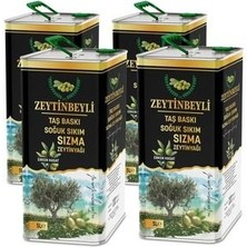 Zeytinbeyli Taş Baskı Soğuk Sıkım Sızma 20LT Zeytinyağı