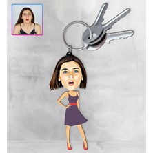 Ejoya Kişiye Özel Karikatür Tasarım Anahtarlık 97251