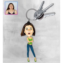 Ejoya Kişiye Özel Karikatür Tasarım Anahtarlık 97248