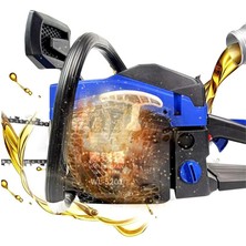 Benzinli Testere 13 Hp Çift Egzozlu 62CC Ağaç Odun Kesme Makinesi Motorlu Testere Orman Motoru Bıçkı