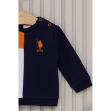 U.S. Polo Assn. Lacivert Turuncu Erkek Bebek 2'li Takım