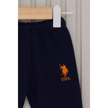 U.S. Polo Assn. Lacivert Turuncu Erkek Bebek 2'li Takım
