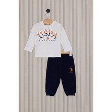 U.S. Polo Assn. Beyaz Erkek Bebek Takım
