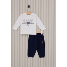 U.S. Polo Assn. Lacivert Erkek Bebek 3'lü Takım