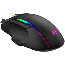 Byars-Kablolu Rgb Gaming Mouse - Siyah Byarsbilişim