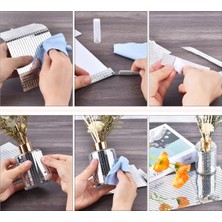 Mozaik Ayna 10X10MM Kendinden Yapışkanlı  10X15CM Levha 2'li