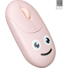 Byars-Fashıon 2.4ghz Pembe Kabartmalı Kablosuz Mouse Byarsbilişim