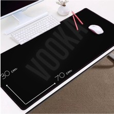 Byars-Gaming Siyah Oyuncu Mousepad 70*30 Xl Gamer Kaymaz Mousepad Oyuncu Waterprof Yerli Üretim Byarsbilişim