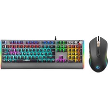 Byars-Favory  Kristal Blue Switch Mekanik & SMX-R79 X-Runner  Siyah 10000DPI Gaming & Oyuncu Set Byarsbilişim