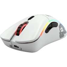 Byars-D Minus Kablosuz Mat Beyaz Orta/küçük El Oyuncu Mouse Glo-Ms-Dmw-Mw Byarsbilişim