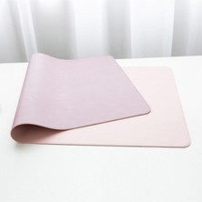 Byars-Geçirmez Deri Mouse Pad 80*40 cm Pembe Byarsbilişim