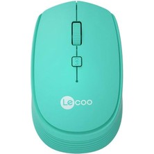 Byars-Kablosuz 1200DPI 4 Tuşlu Optik Mouse Turkuaz Byarsbilişim