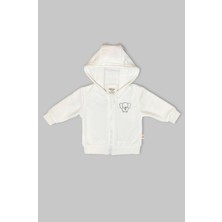 Bebek/çocuk Nakış Detaylı Fermuarlı Sweatshirt