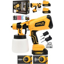 Assur Plus Yüksek Basınçlı Sprey Boya Püskürtme Tabancası Sarı