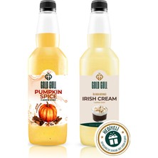 Gold Gull Pumpkin Spices & Irish Cream Aromalı Kahve & Meyve Şurubu 2 x 700 ml