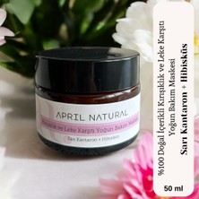 April Natural Sarı Kantaron Yağı ve Hibisküs Özlü,  ve Kırışma Karşıtı Maske, Yoğun Gece Bakım Kremi