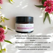 April Natural Sarı Kantaron Yağı ve Hibisküs Özlü,  ve Kırışma Karşıtı Maske, Yoğun Gece Bakım Kremi