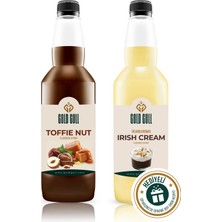 Gold Gull Toffee-Nut & Irish Cream Aromalı Kahve & Meyve Şurubu 2 x 700 ml