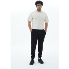 George Phoenix Daily Core - Siyah Rahat Kesim Erkek Jogger Eşofman Altı
