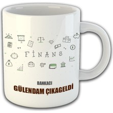 Ejoya Kişiye Özel Bankacı Temalı Kupa Bardak 81480