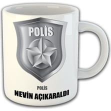 Ejoya Kişiye Özel Polis Temalı Kupa Bardak 81474